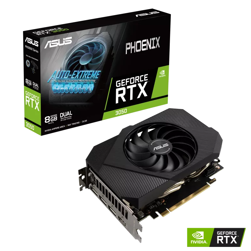 Asus RTX 3050 8GB DDR6 Phoenix Video Card